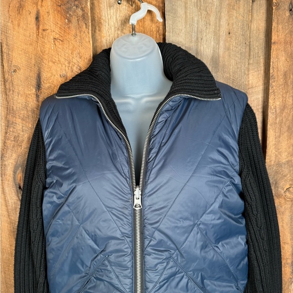 Rag & Bone Mikaela Navy/Black Bomber Jacket- Size XSmall - Picture 4 of 12